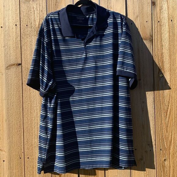 Take 50% OFF- Claiborne Moisture Wicking Men’s Polo, Size-2XLT - Picture 1 of 7